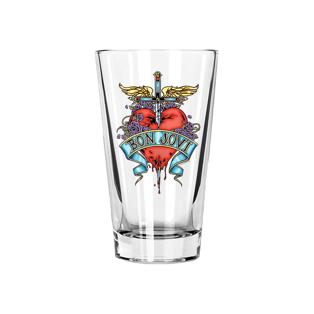 Heart & Dagger Pint Glass