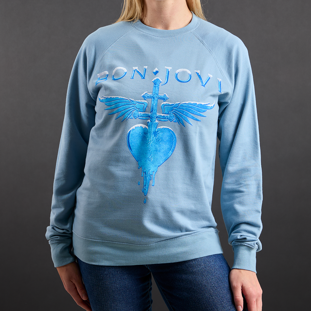 Heart & Dagger Blue Unisex Sweatshirt