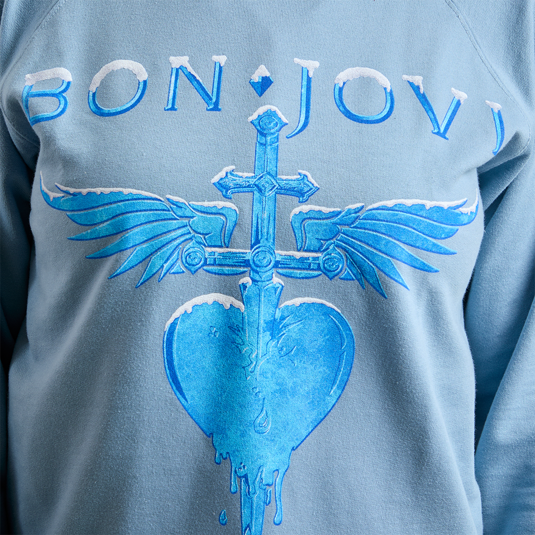 Heart & Dagger Blue Unisex Sweatshirt