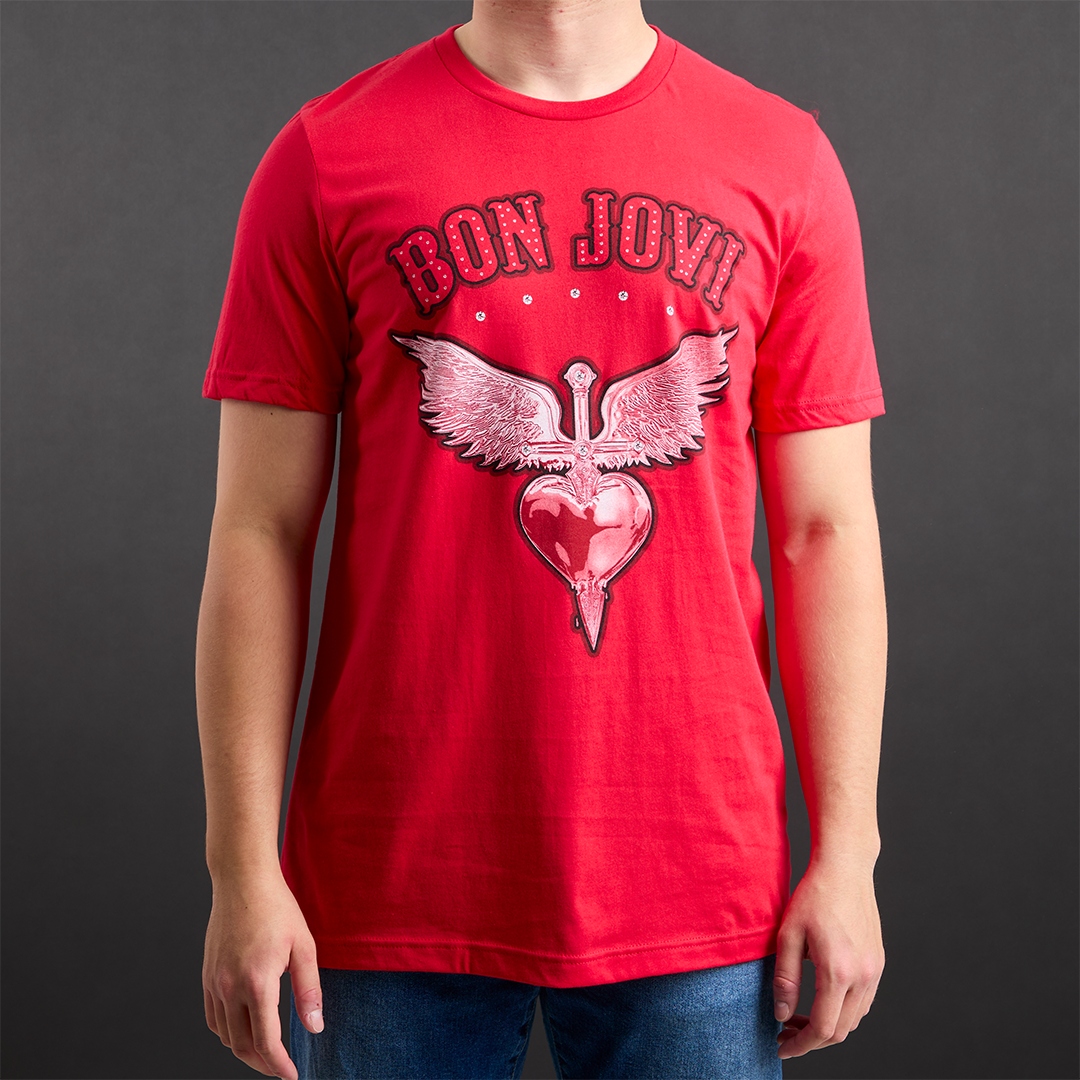 Forever Red H&D T-Shirt Bon Jovi Official Store1