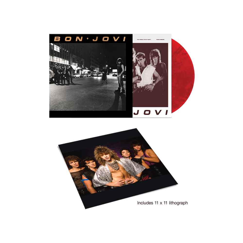Bon Jovi Limited Edition 40th Anniversary Ruby LP - Bon Jovi Bon Jovi Limited Edition 40th Anniversary Ruby LP - Bon Jovi