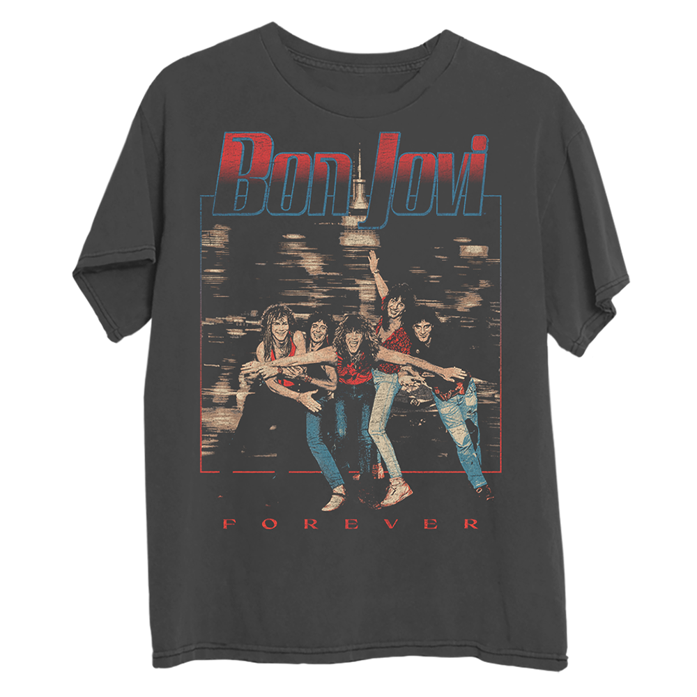 Retro New York Photo T-Shirt - Bon Jovi Official Store Retro New York Photo T-Shirt - Bon Jovi Official Store