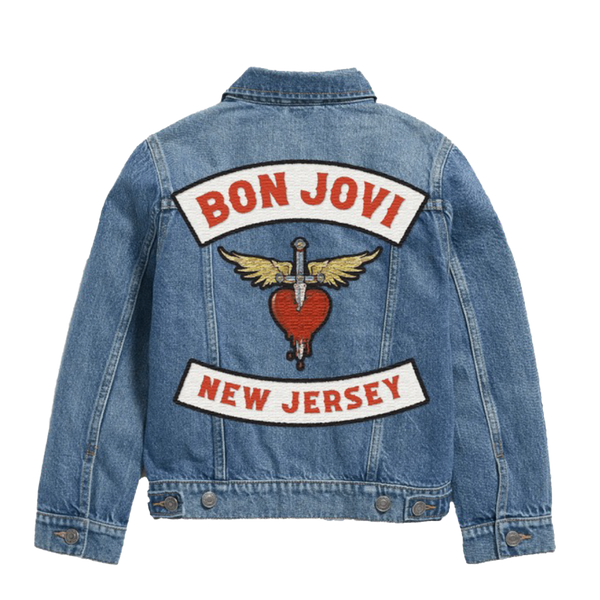 Denim and top jersey jacket
