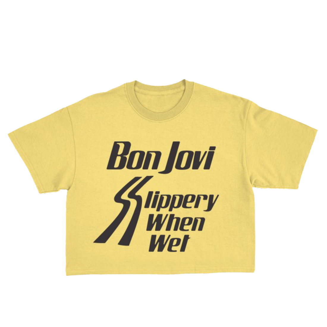 Slippery When Wet Crop T-Shirt - Bon Jovi Official Store