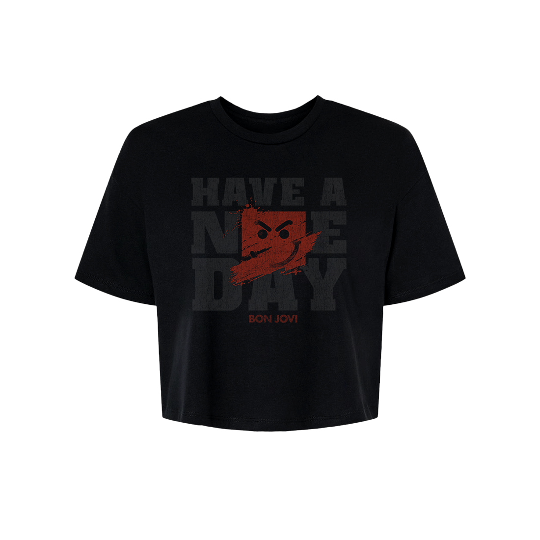 Have A Nice Day Crop T-Shirt