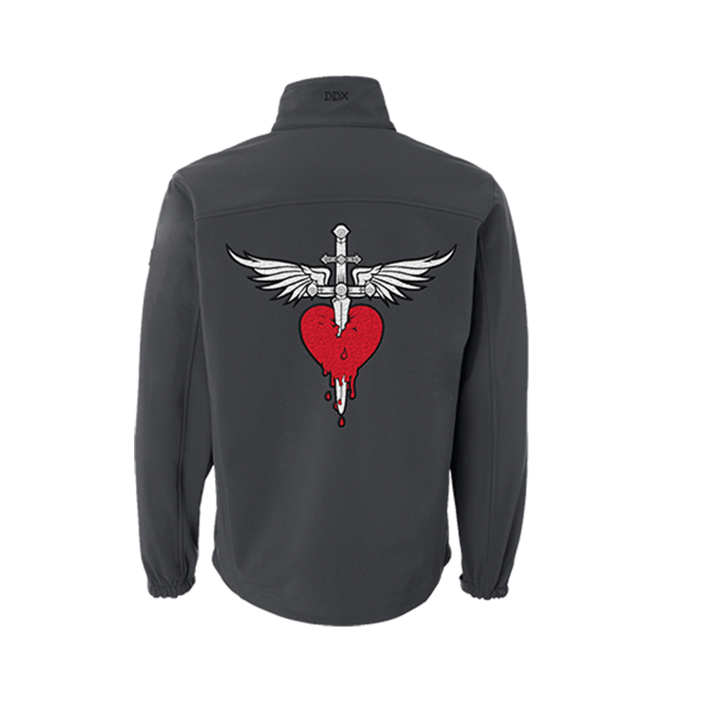 Heart & Dagger Jacket Back