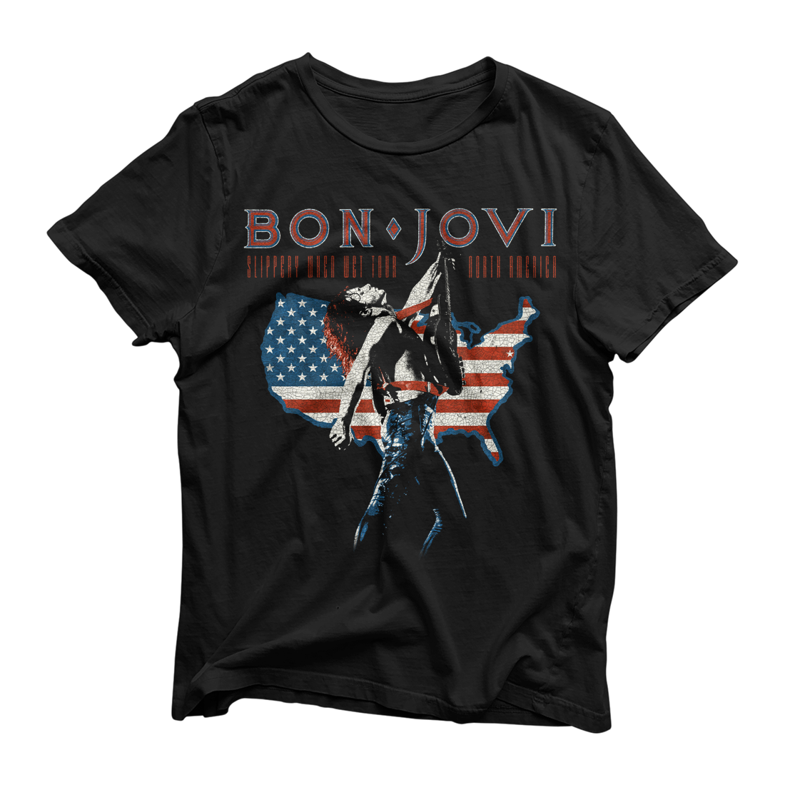 Slippery When Wet North America Tour T-Shirt
