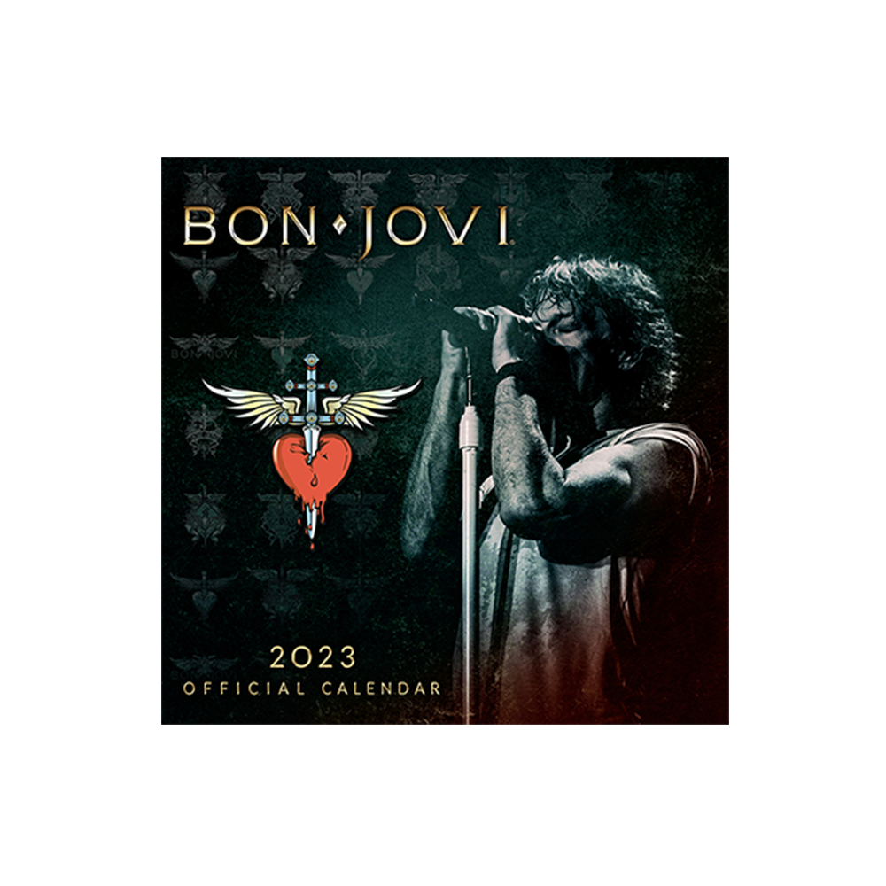 Bon Jovi 2023 Calendar Front 