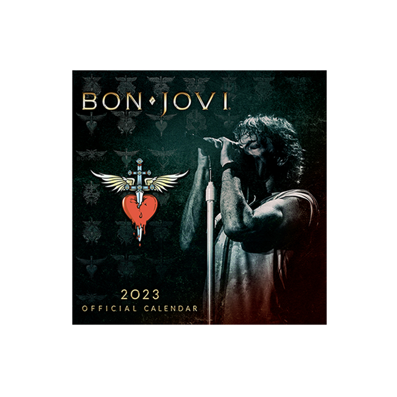 Bon Jovi 2023 Calendar Bon Jovi Official Store