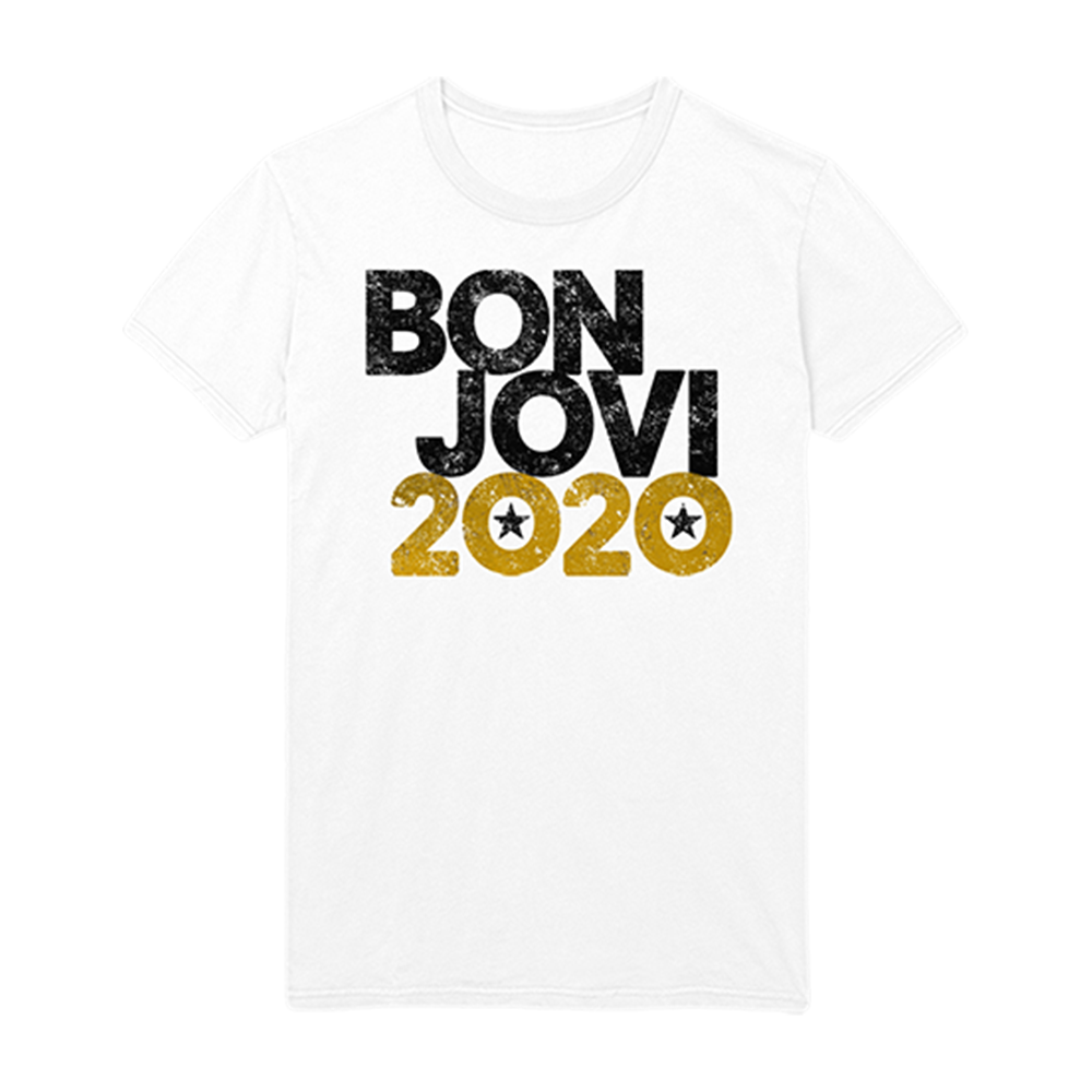Bon Jovi 2020 White Tee