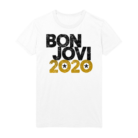 Bon Jovi 2020 White Tee