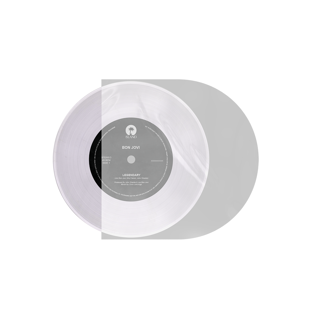 LEGENDARY CLEAR 7” VINYL (LIMITED EDITION) - Bon Jovi Official Store LEGENDARY CLEAR 7” VINYL (LIMITED EDITION) - Bon Jovi Official Store