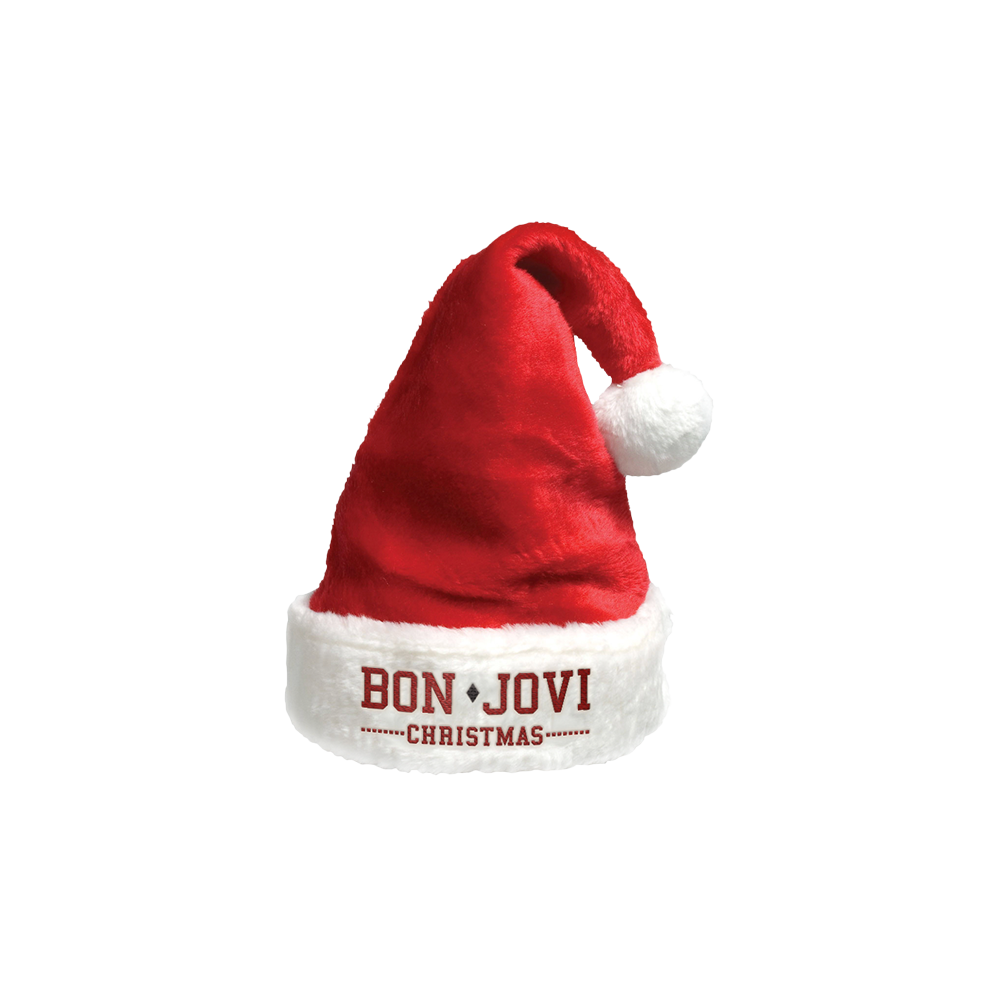 Bon Jovi Christmas Santa Hat