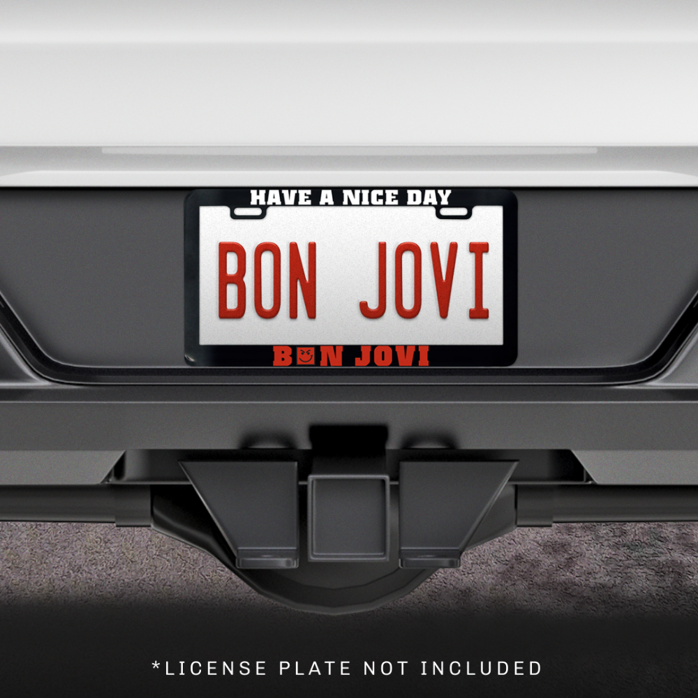 Have A Nice Day License Plate Frame On Car