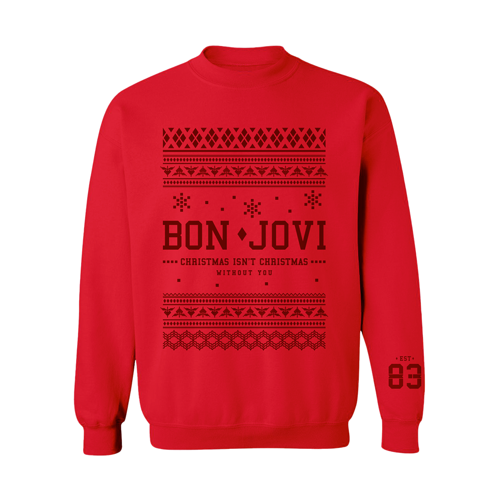 Bon jovi hotsell christmas sweatshirt