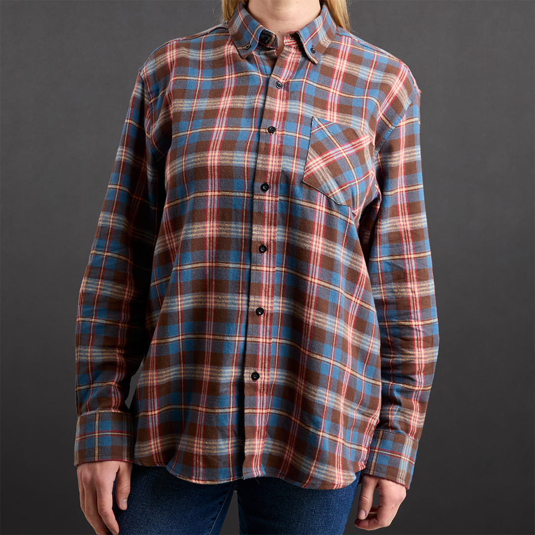 New Jersey Blue Pattern Flannel