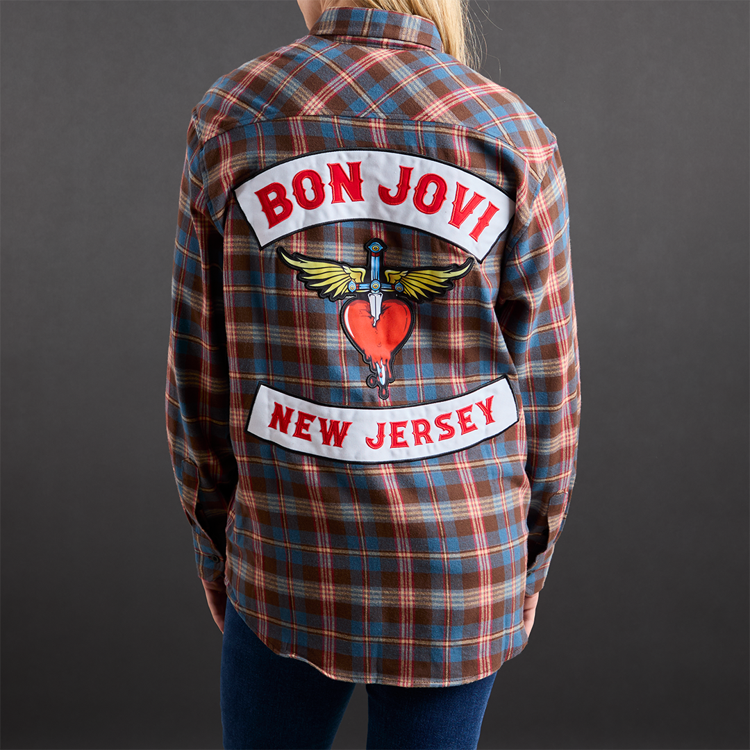 New Jersey Blue Pattern Flannel