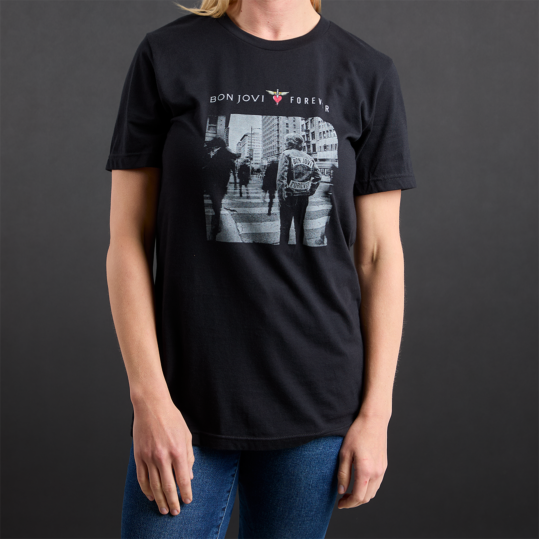 Album Cover Tee in Black