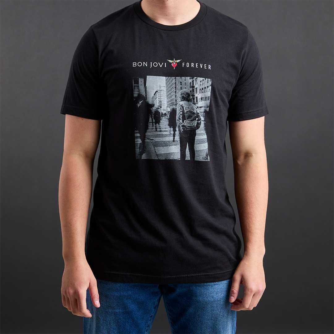 Album Cover Tee in Black