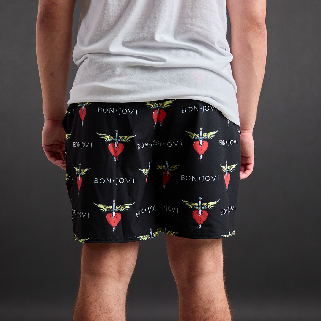 Heart & Dagger All Over Print Shorts