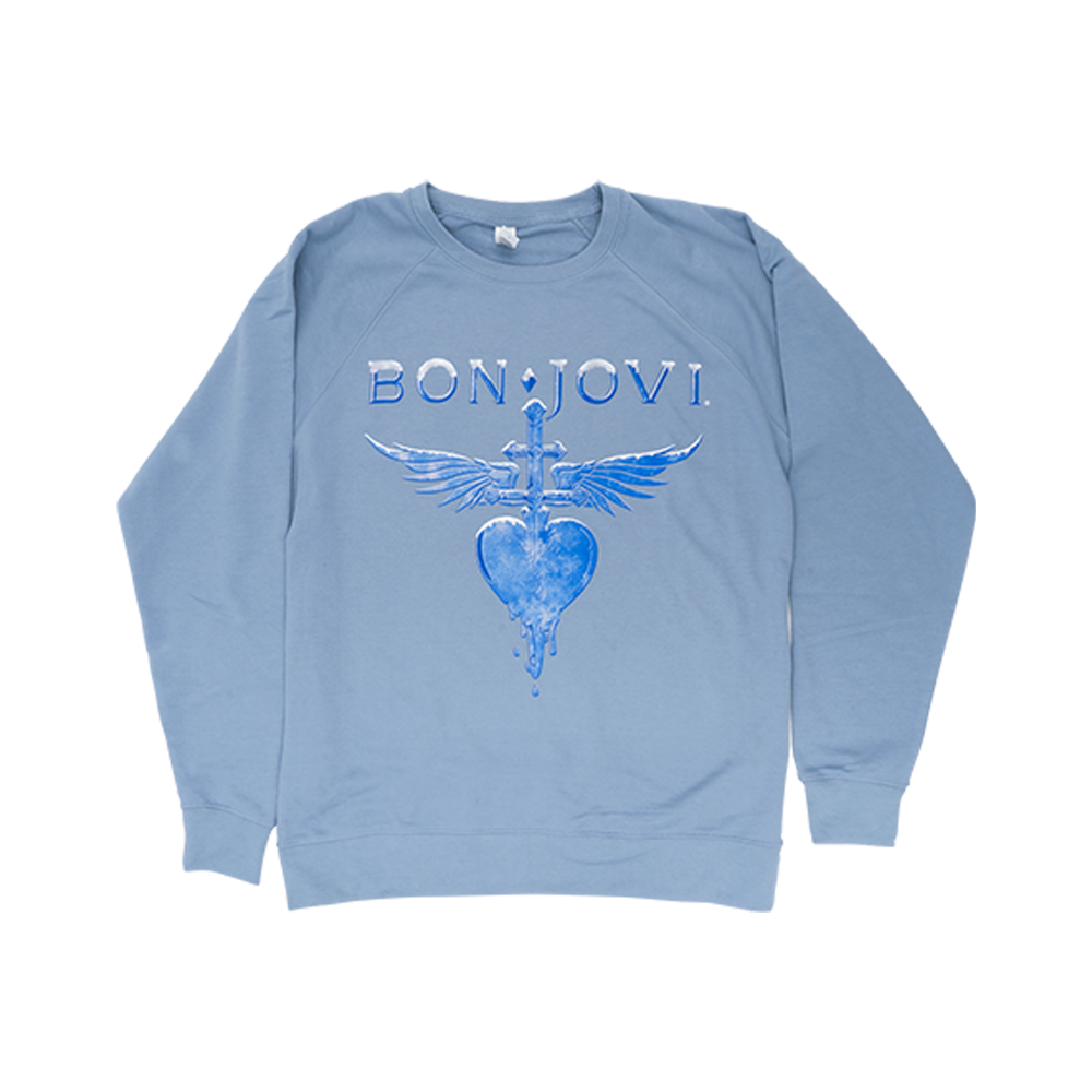 Heart & Dagger Blue Unisex Sweatshirt