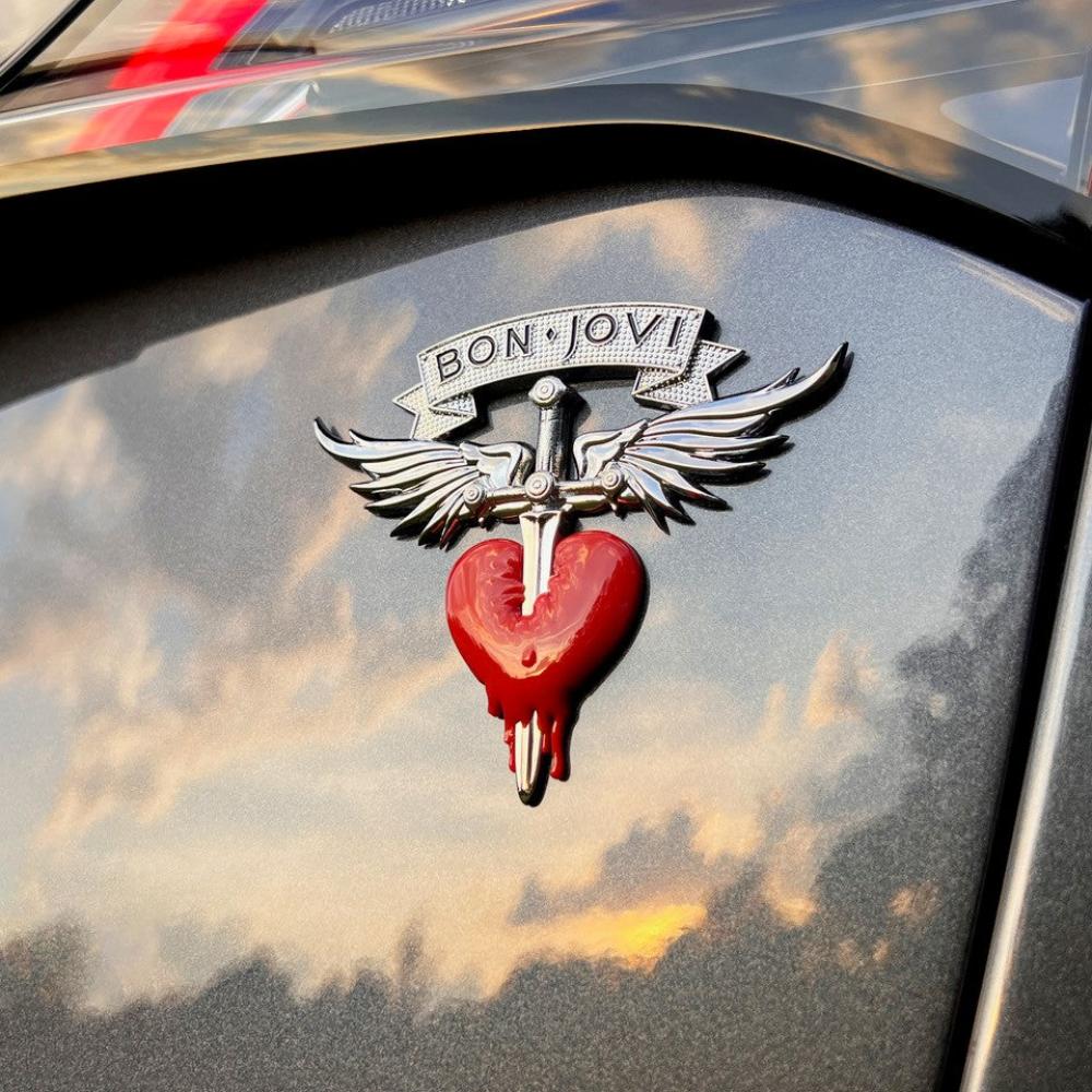 Heart & Dagger Badge on Car