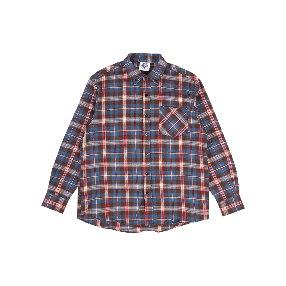 New Jersey Blue Pattern Flannel Front