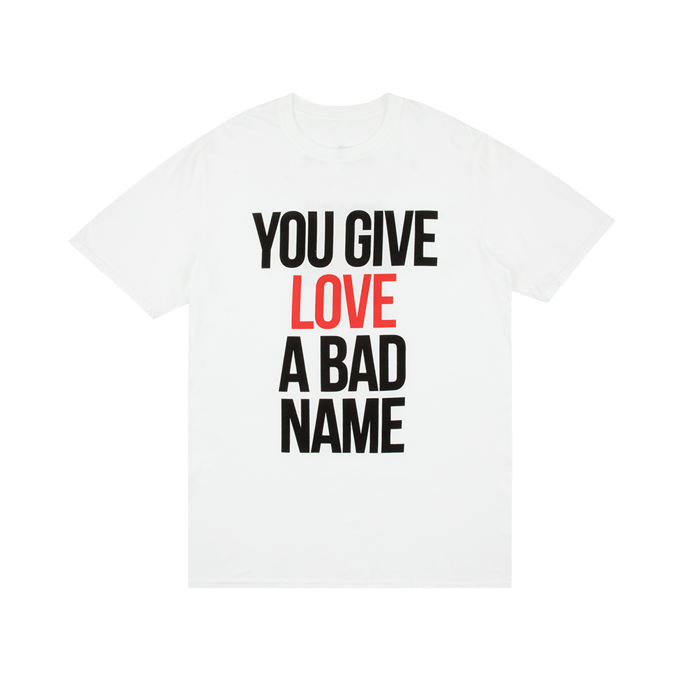 Bon Jovi “You Give Love A Bad Name” T-Shirt Front