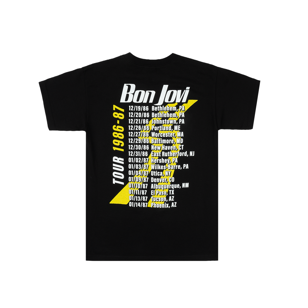 Bon Jovi Slippery When Wet Vintage Tour T-Shirt - Bon Jovi Official Store
