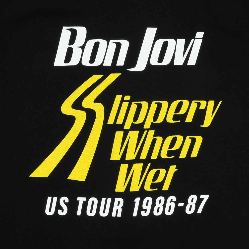 Bon Jovi Slippery When Wet Vintage Tour T Shirt Bon Jovi Official Store 7928