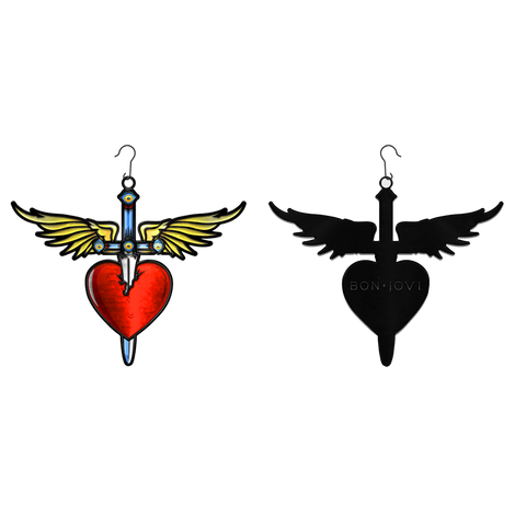 Bon Jovi Dagger & Heart Ornament