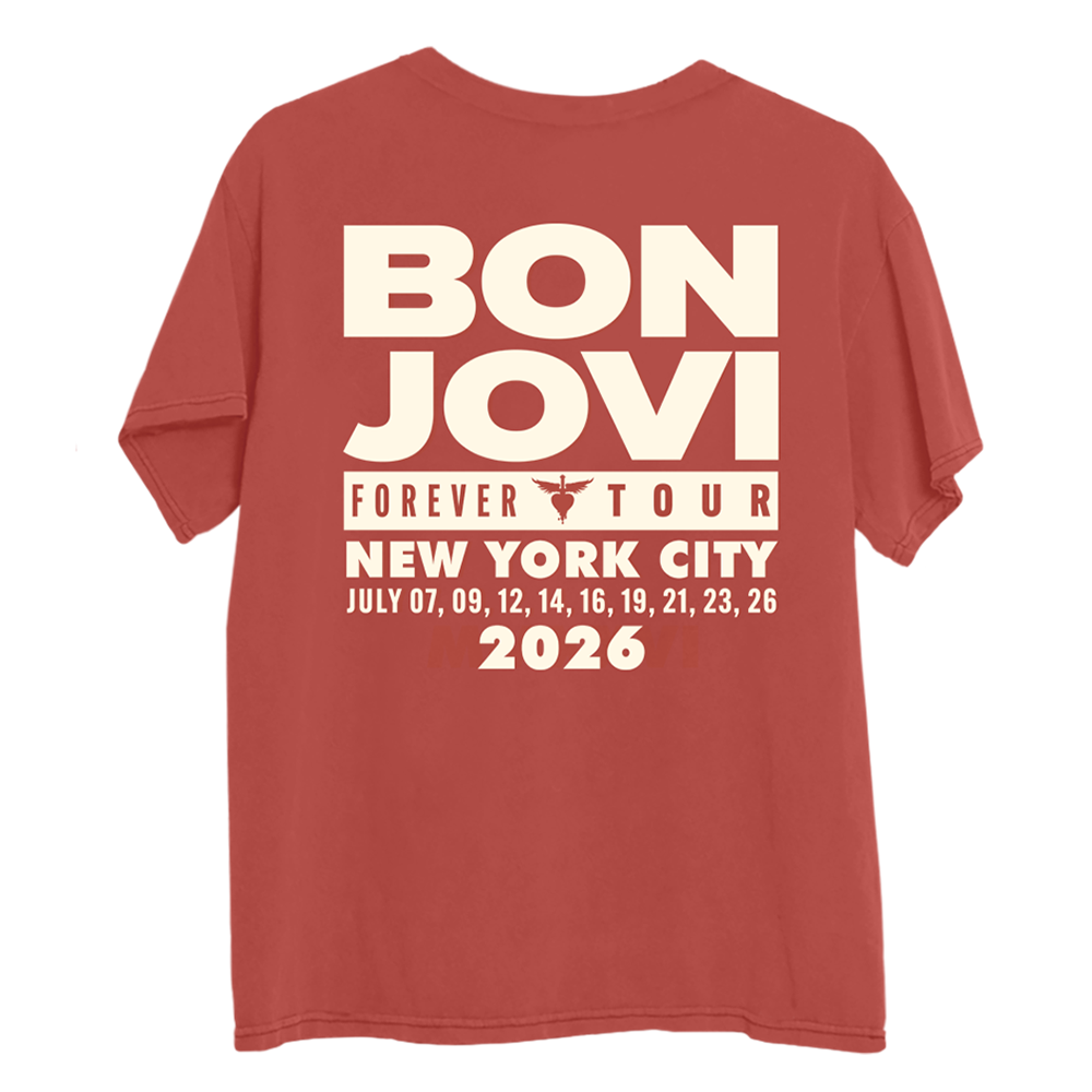 NY '26 Muted Red T-Shirt