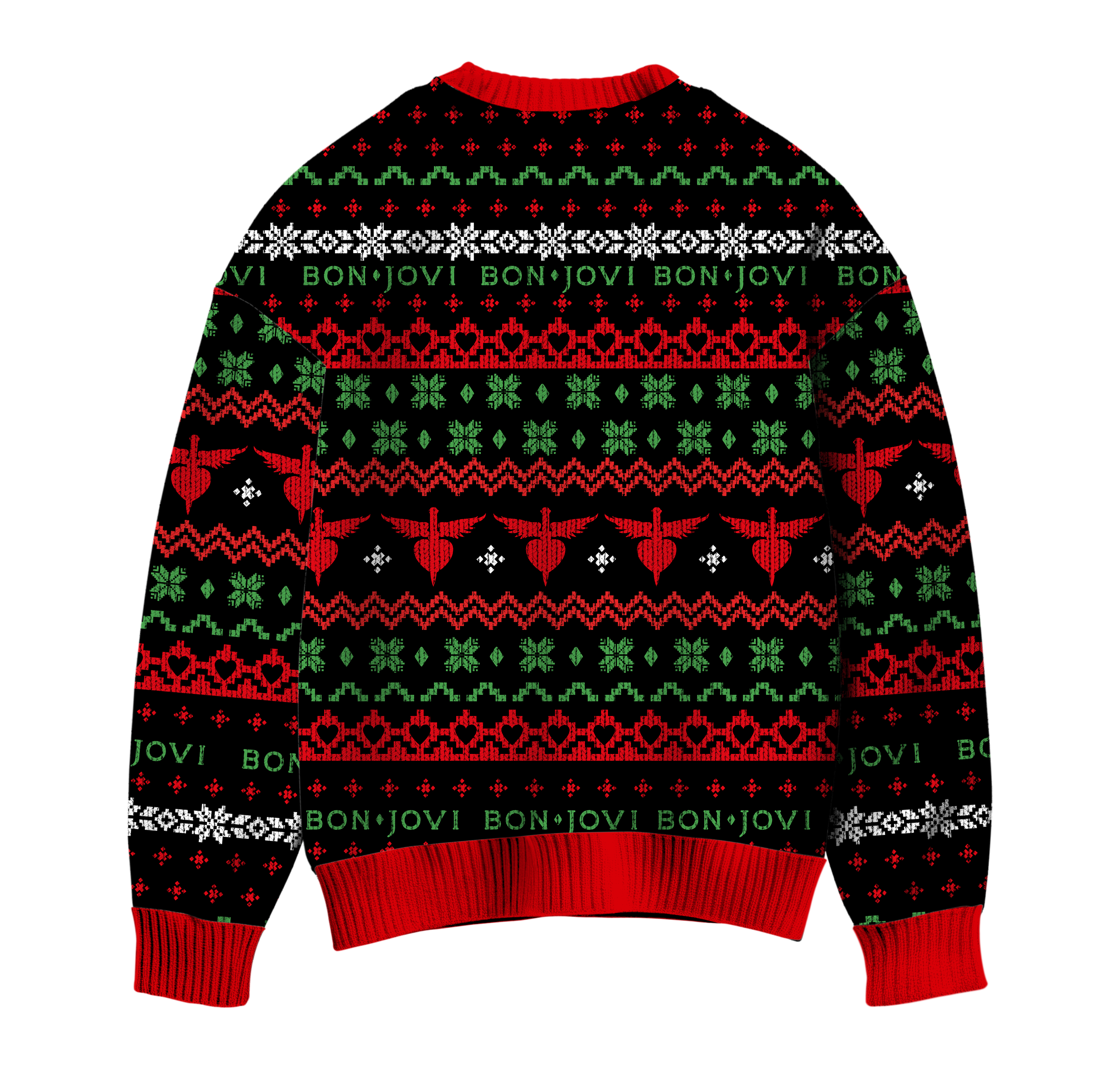 'Tis The Season To Be Jovi Holiday Sweater Back