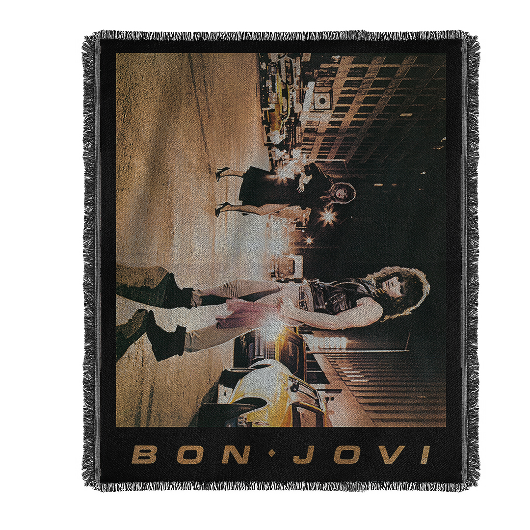 Bon Jovi Woven Blanket