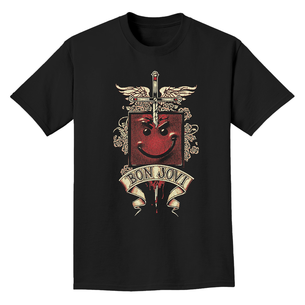 Have A Nice Day Black T-Shirt Front