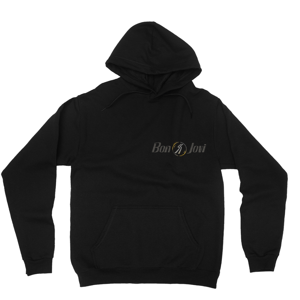 Slippery When Wet Stamped Hoodie Front
