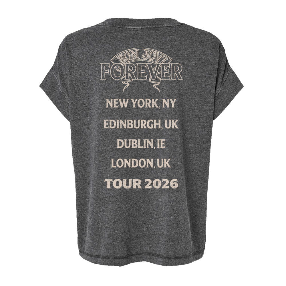 Bon Jovi Forever Tour 2026 Washed Women’s T-Shirt [eComm Exclusive]-1