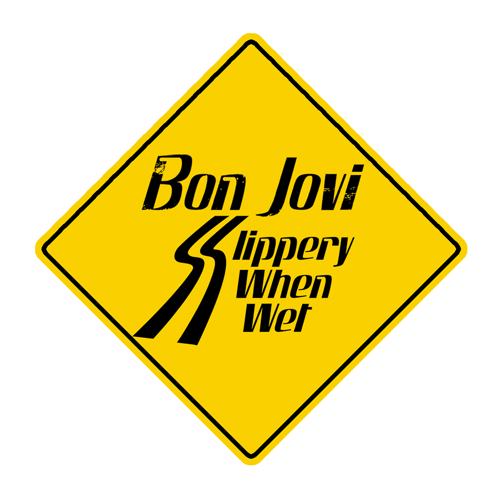 Slippery When Wet Car Magnet