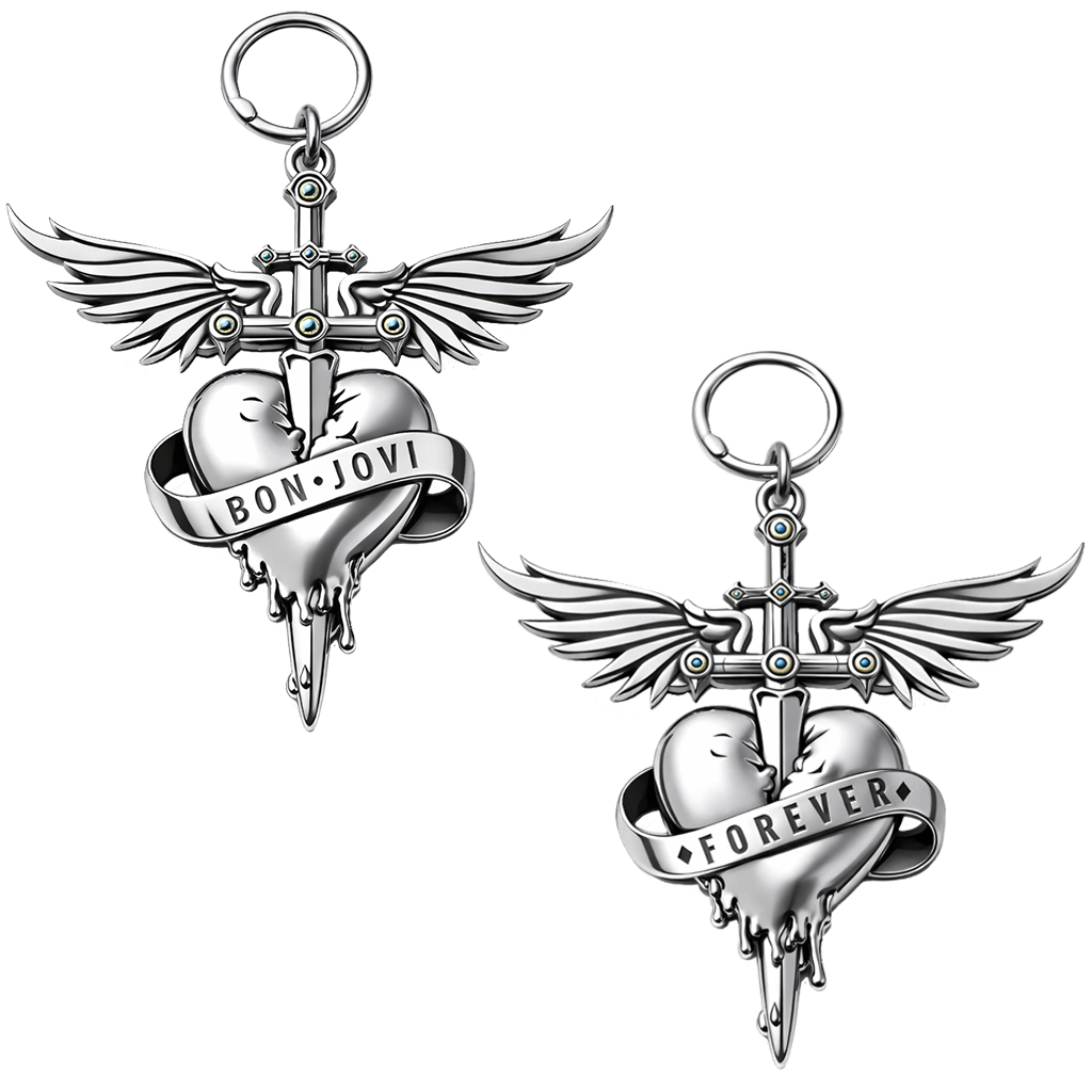 Forever Tour Heart & Dagger Keychain
