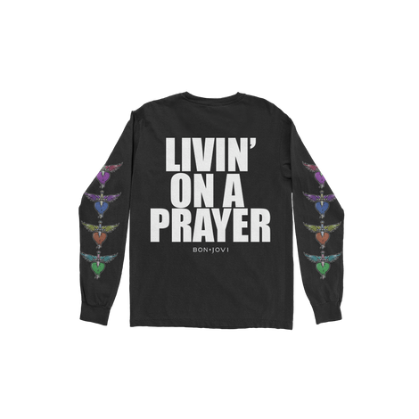Living On A Prayer Longsleeve T-Shirt Back