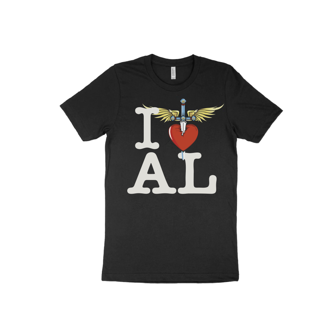 I Heart Black T-Shirt - AL