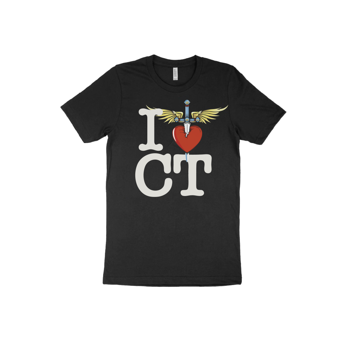 I Heart Black T-Shirt - CT
