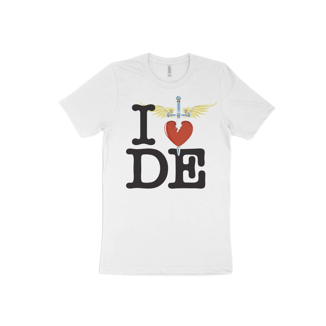 I Heart White T-Shirt - DE