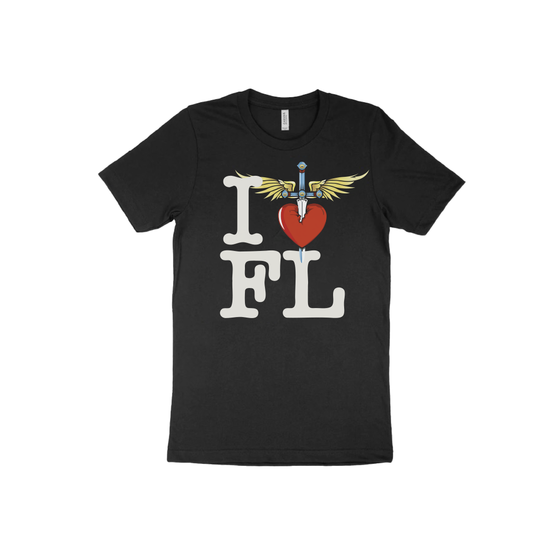 I Heart Black T-Shirt - FL