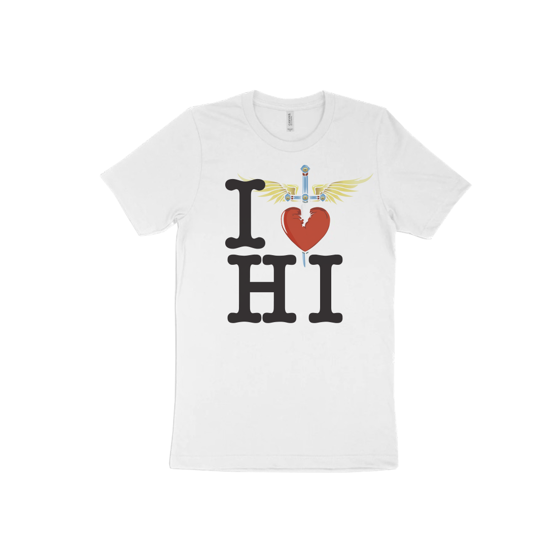 I Heart White T-Shirt - HI