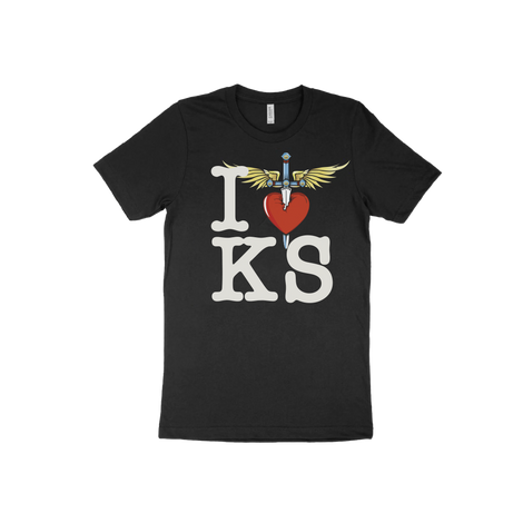I Heart Black T-Shirt - KS