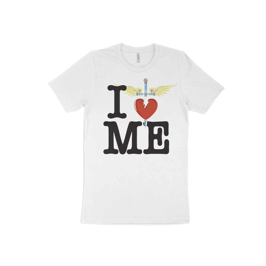 I Heart White T-Shirt - East - Bon Jovi Official Store