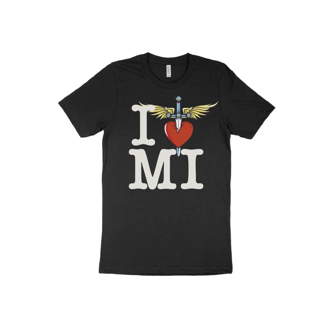 I Heart Black T-Shirt - Central - Bon Jovi Official Store
