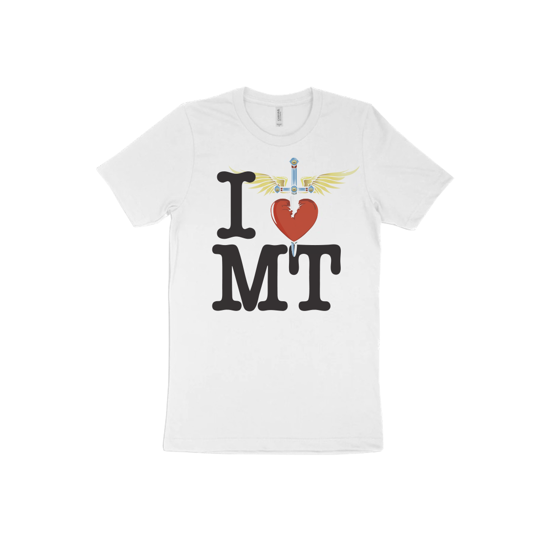 I Heart White T-Shirt - MT