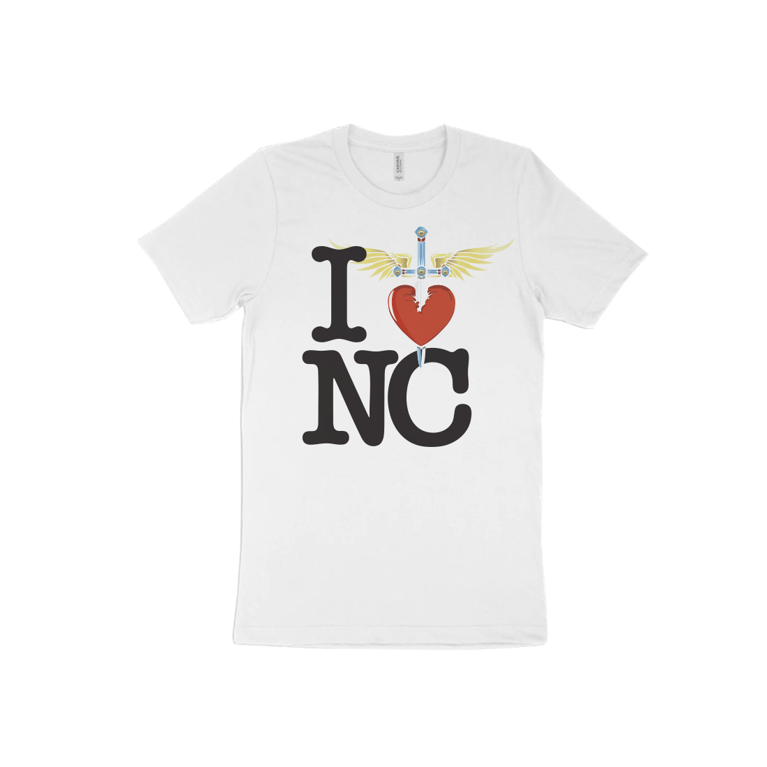 Maglietta I Love Heart Budapest - Unisex In Cotone, Nero, Taglia Unica (Regular Fit)
